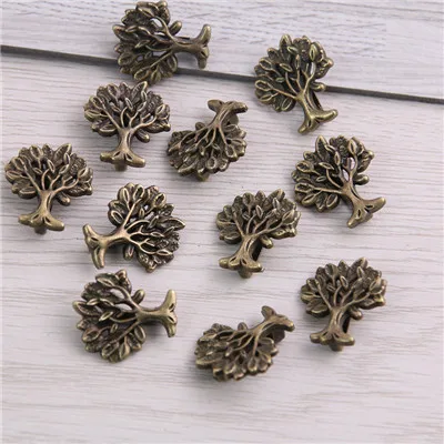 Antique Bronze Сладкий колокольчик 30 шт. античный бронзовый Дерево колеса переходник для разделителя слайдер разделитель для украшения материал прокладки для 10 мм кожа - Окраска металла: Antique Bronze