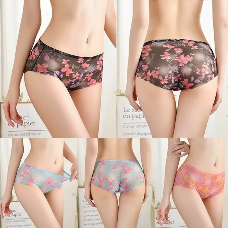 Новинка 2020 сексуальное женское Прозрачное нижнее белье бесшовные трусики тонкое