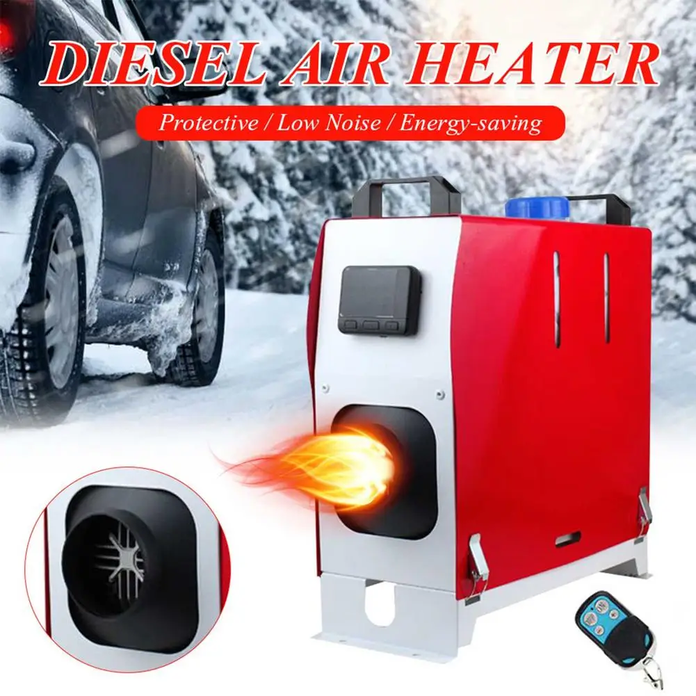 All In One 12V 8KW Diesel Air Heater Car Parking Heater Air Conditioner Machine Remote Control LCD Display For Truck Boat