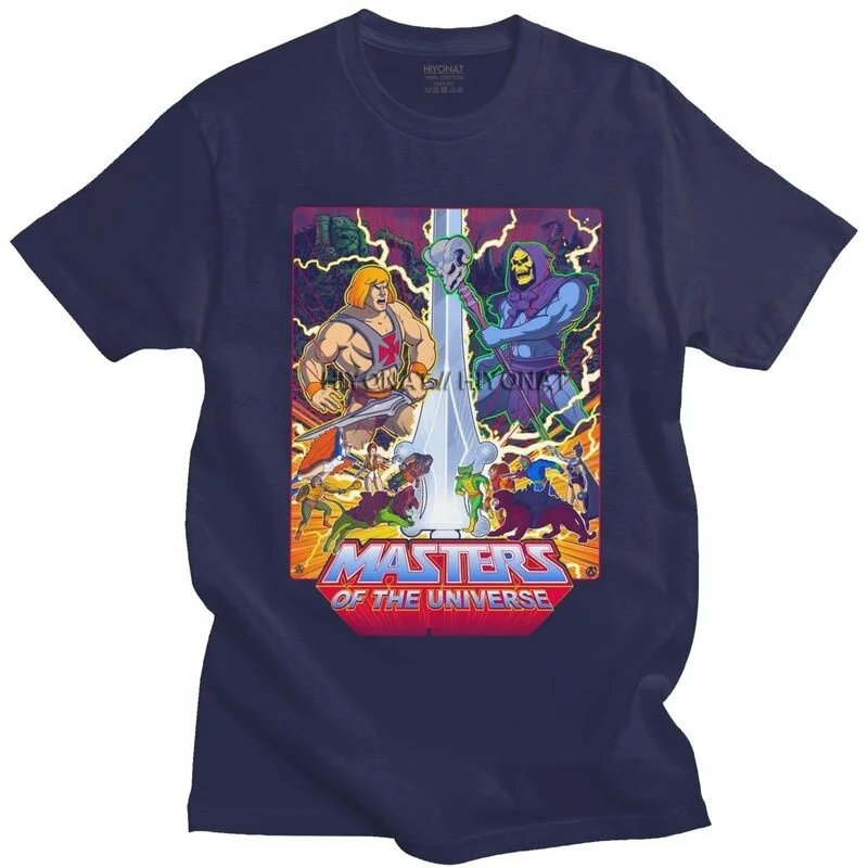 

Мужская Винтажная Футболка He-Man и The Masters Of The Universe