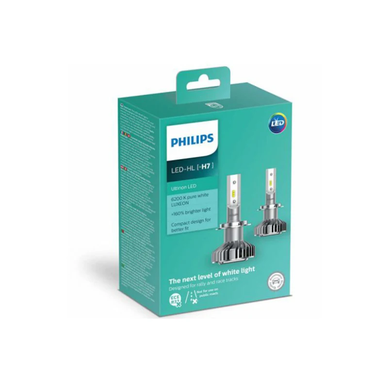 PHILIPS light bulbs for auto H7 12V-LED (PX26d) 5800K 6000K 6200K 25 W/14 W X-Treme Ultinon LED gen2 (k. pack. 2 pcs) + Pen W5W |