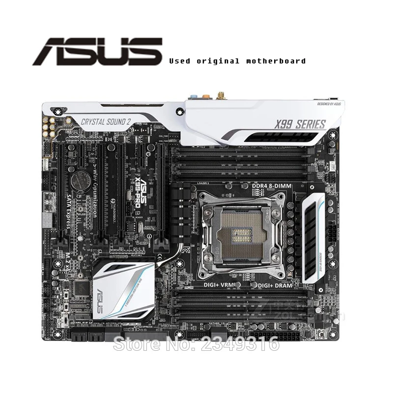 Для ASUS X99 PRO используется оригинальная материнская плата с разъемом LGA 2011 3 V3 DDR4