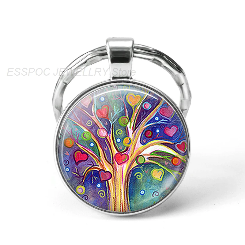 Винтажный брелок для ключей с изображением дерева жизни | Украшения и аксессуары