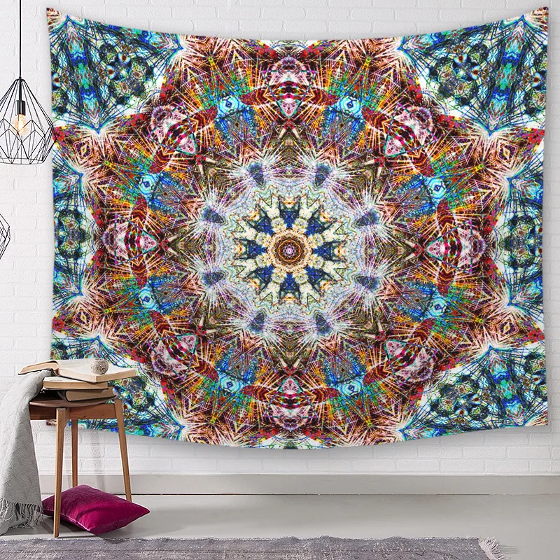 

CAMMITEVER Paisley Mandala Lotus Tapestry Hippie Home Decorative Wall Hanging Tapestries