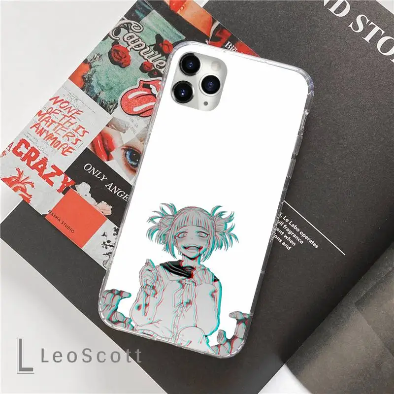 

cute anime smile Himiko Toga Phone Cases For iphone 12 5 5s 5c se 6 6s 7 8 plus x xs xr 11 pro max