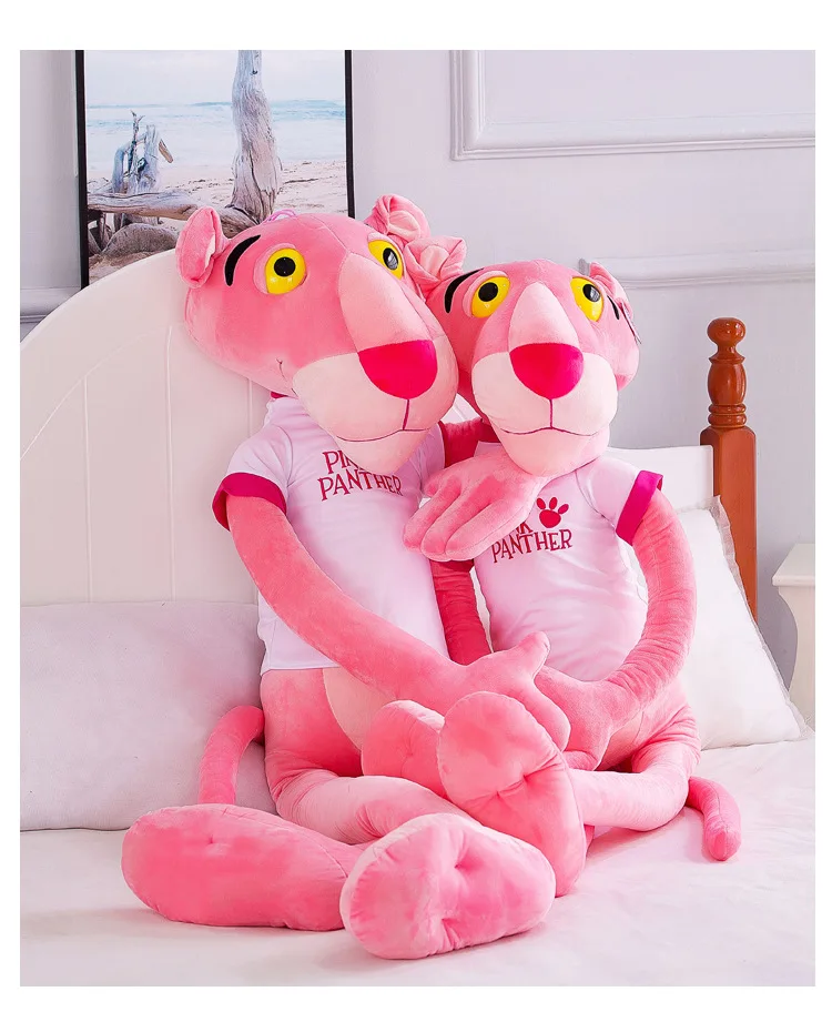 60 180 см Розовая пантера озорная леопардовая кукла плюшевая игрушка для детей