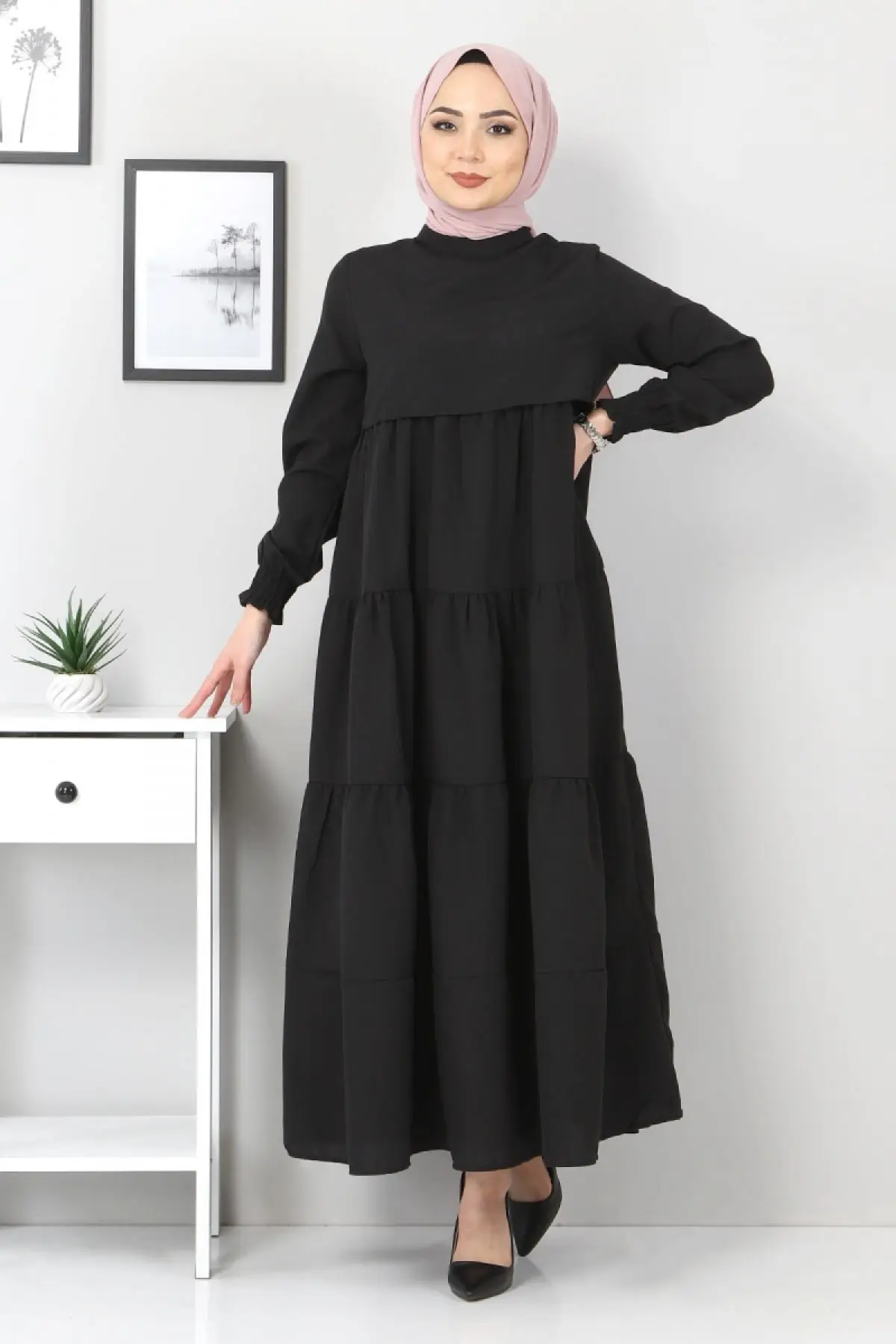 

Women's Floor Floor Hijab Dress Fashion Muslim Women Hijab Dress