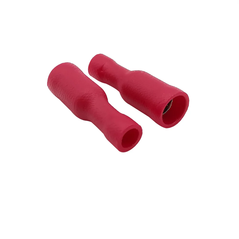 50Pairs Red Male Female Bullet Insulated Crimp Terminals Connector Wiring Cable Plug for With Size 0.5-1.5mm/ 22-16AWG | Обустройство