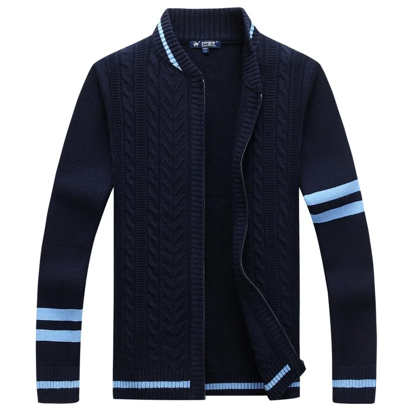 

Мужские свитера на осень-зиму 2021, мужские кардиганы, свитера, повседневная одежда для мужчин, на молнии, мужской теплый трикотажный свитер