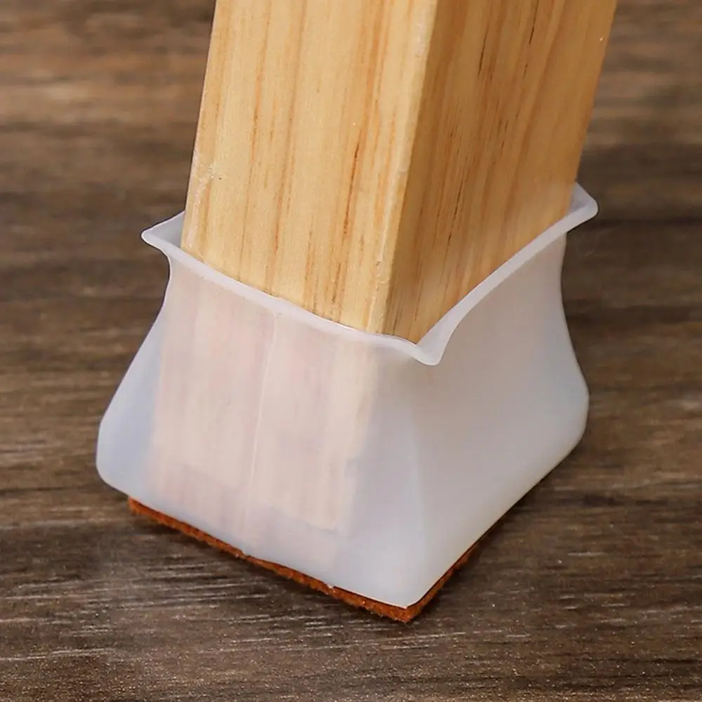 4 шт./лот ножек стола коврик силиконовый нескользящий шапки Защита ног Нижняя