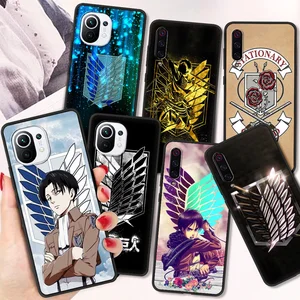Attack On Titan Anime Fundas Shockproof Case For Xiaomi Poco X3 NFC M3
Pro Soft Cover For Redmi 9T 11 Note 10 10T Lite 5G Shell