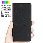 Кожаный флип-чехол ZTE Blade V8 Mini A601 A610 A530 A520 A6, чехол для Nubia Z11 Mini S Z17 M2 Lite V18, чехол для телефона