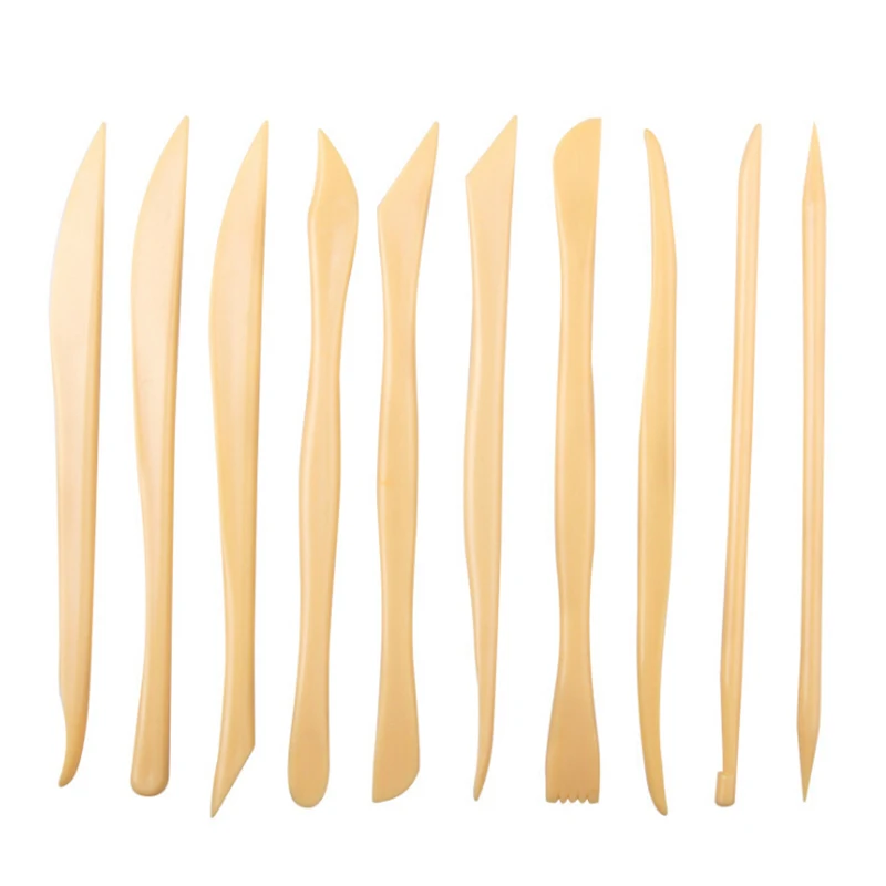 

10 шт деревянные для глины набор инструментов для моделирования Полимерная глина инструменты для лепки "сделай сам" гончарная Керамика инст...