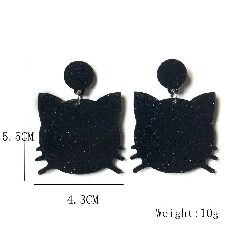 Женские акриловые серьги гвоздики в стиле хип хоп|Серьги-гвоздики| |