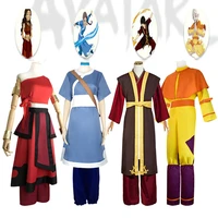 anime avatar the last airbender katara mai zuko azula aang korra cosplay costume adult men women halloween party dress
