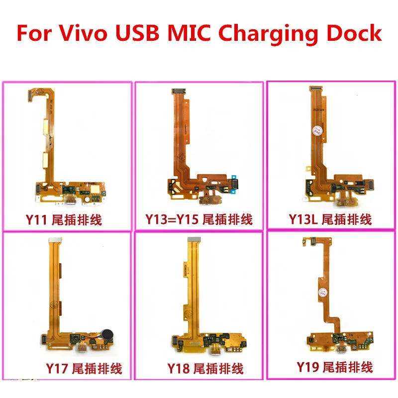 

For VIVO Y11 Y13 Y15 Y13L Y17 Y18 Y19 Charger Port USB Charging Port Dock Connector Flex Cable parts