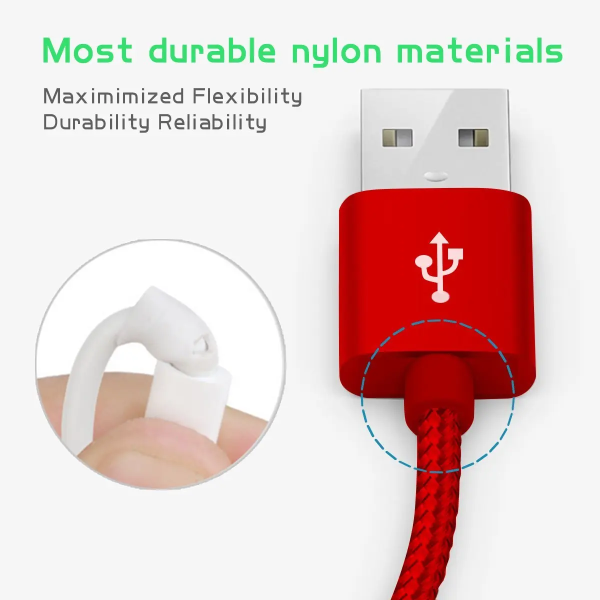 Кабель USB Type C для быстрой зарядки красный провод SAMSUNG S10 A40 A50 M20 Xiaomi Mi 9 Leagoo S9 Xperia XA1 XZ