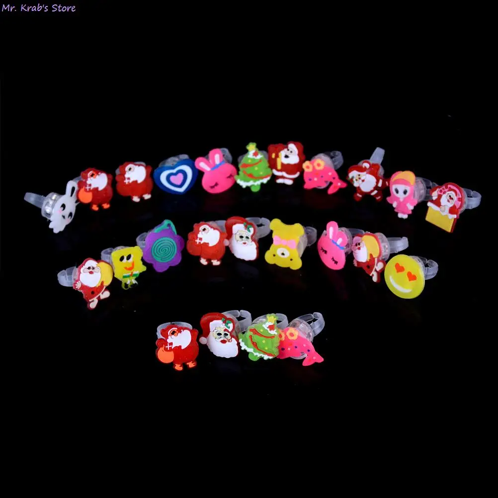 Светящиеся кольца 10 шт. забавные игрушки праздничные подарки для детей