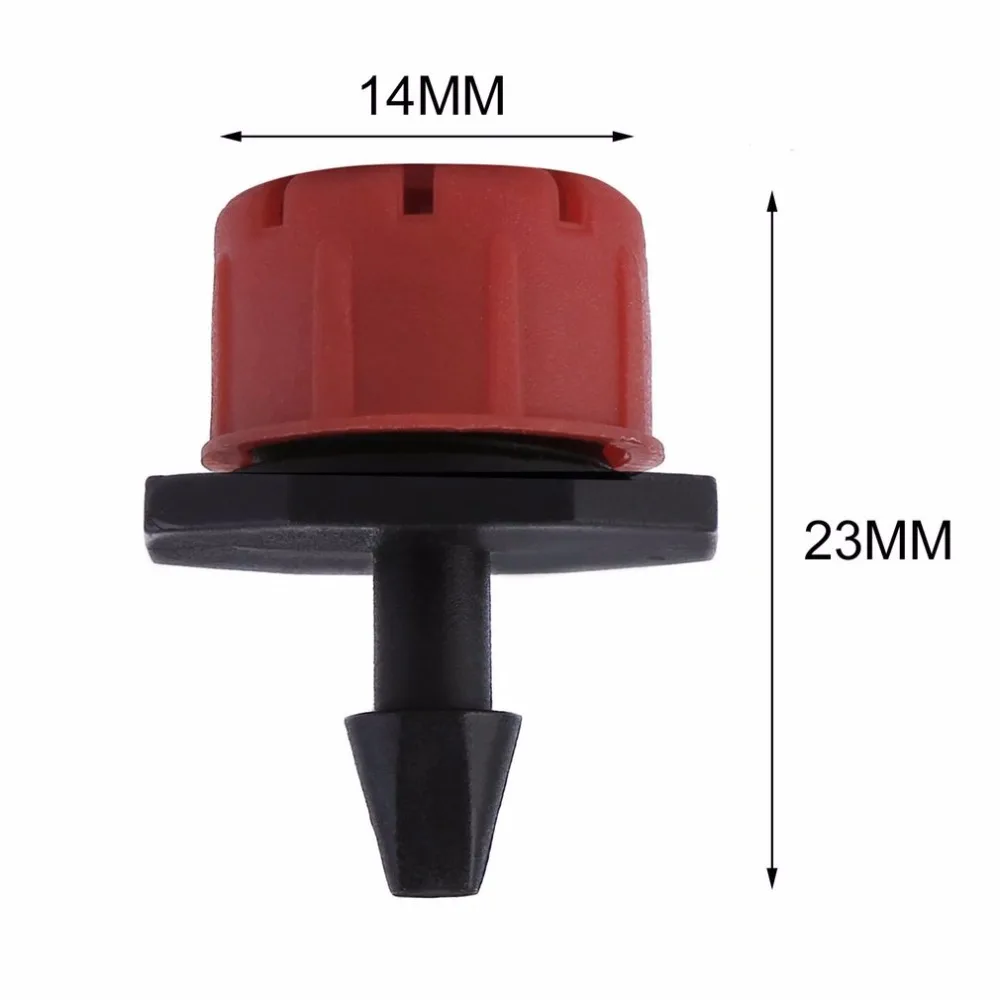 50 шт./лот модные регулируемые насадки для полива сада с микро потоком капельная
