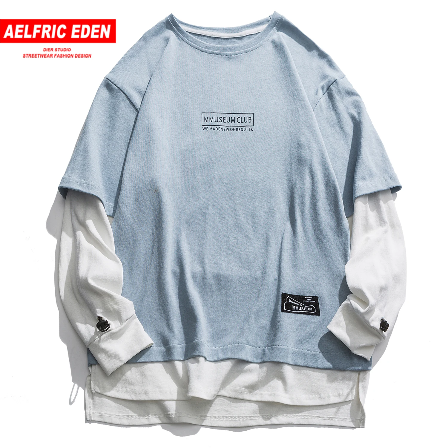 Мужская толстовка с буквенным принтом Aelfric Eden модный Повседневный хлопковый