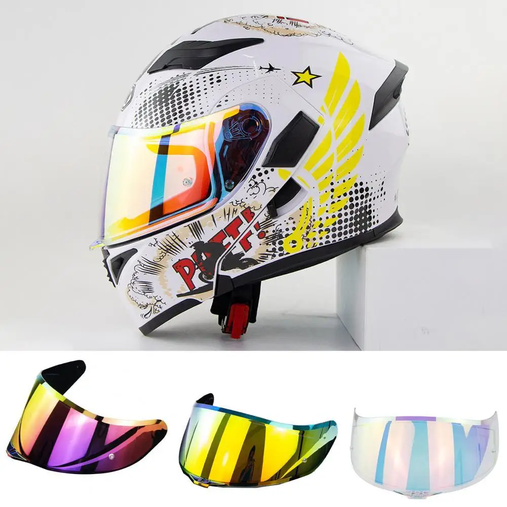 

Motorcycle Helmet Lens Good Toughness UV Protection PC Motorcycle Helmet Shield Lens for K1 K3SV K5 Motorcycle Helmet