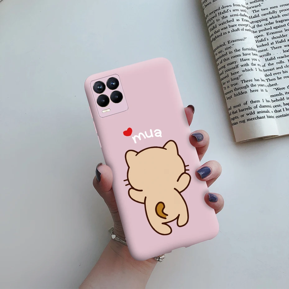 for oppo realme 8 pro case cute painted tpu silicone shockproof soft back phone cover for realme 8 pro global version 6 4 case free global shipping