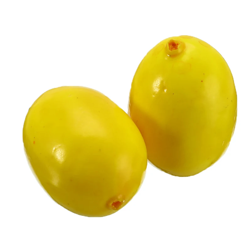 20 шт./лот имитация мини пузырьков лимон поддельные фрукты раздельные вечерние