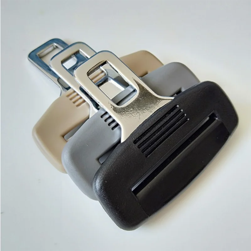 

2pcs 21mm Car Safety Belt Extender Curved Bolt Buckle Seatbelt Clip Accessories Refit Extension Tool