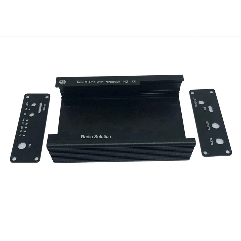 Металлический Чехол черный алюминиевый корпус чехол для PORTAPACK H2 + HACKRF ONE SDR Radio