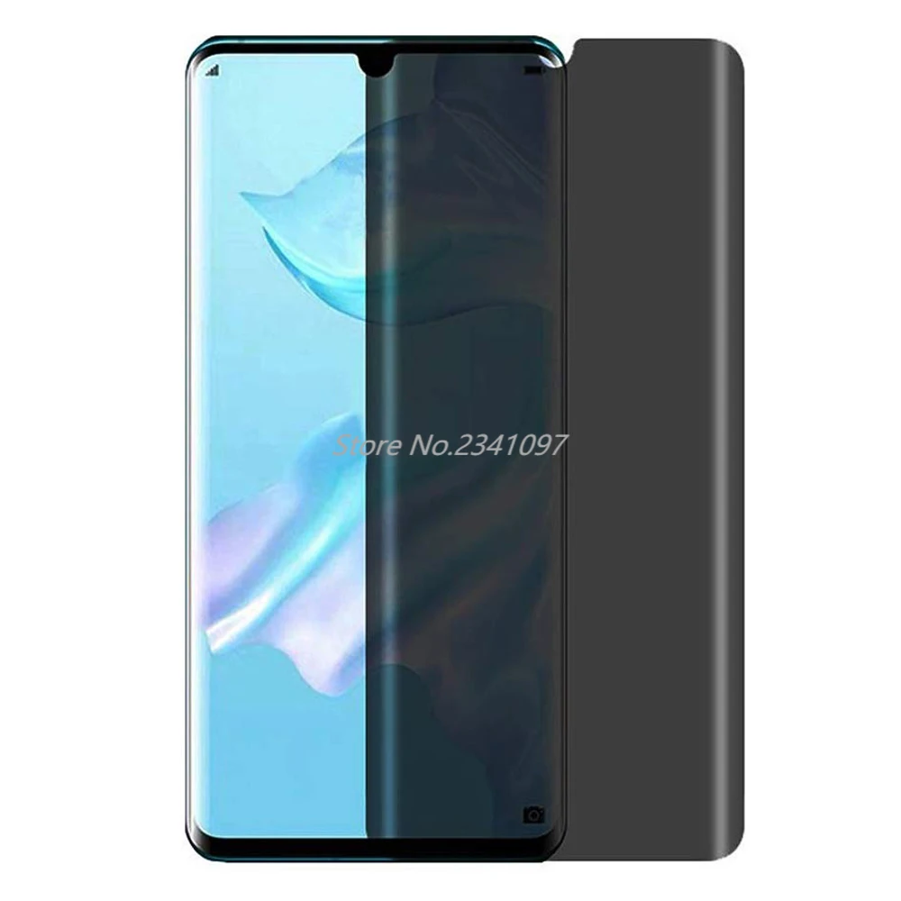 9D полное покрытие защита экрана конфиденциальности закаленное стекло для HuaWei P30