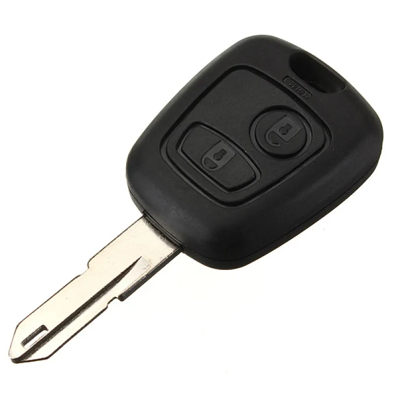 Чехол для PEUGEOT 206 с двумя кнопками и необработанным лезвием | Автомобили мотоциклы