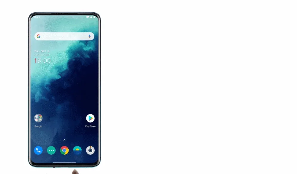 Global ROM OnePlus 7T Pro Snapdragon 855 Plus Octa Core Smartphone 8GB 256GB 6.67'' 90Hz AMOLED Screen 48MP Cam NFC Android 10