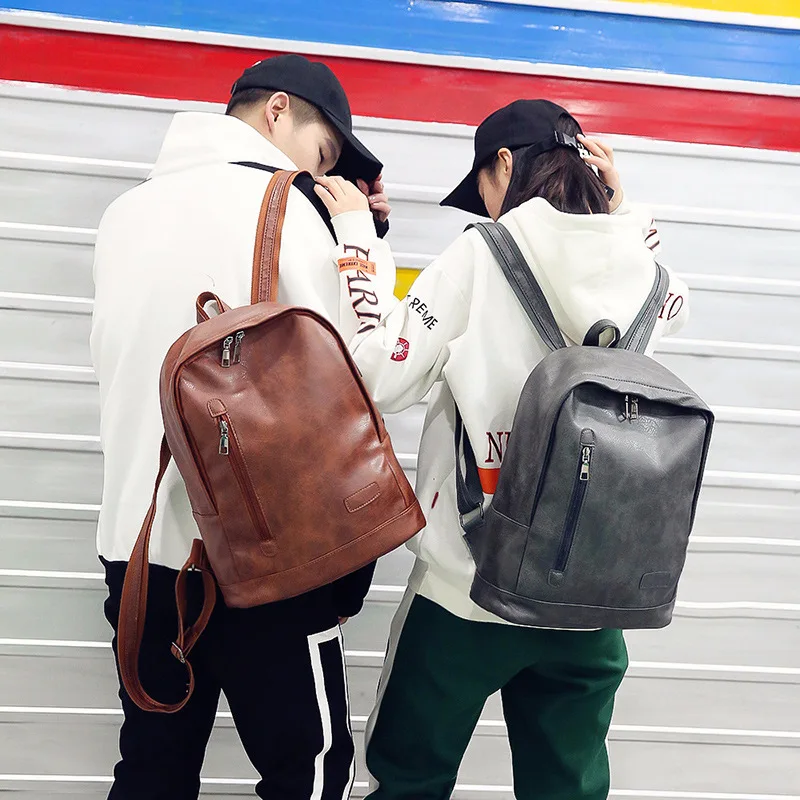 Модный Дорожный рюкзак из искусственной кожи для ноутбука Macbook Air Pro 11 12 13 15