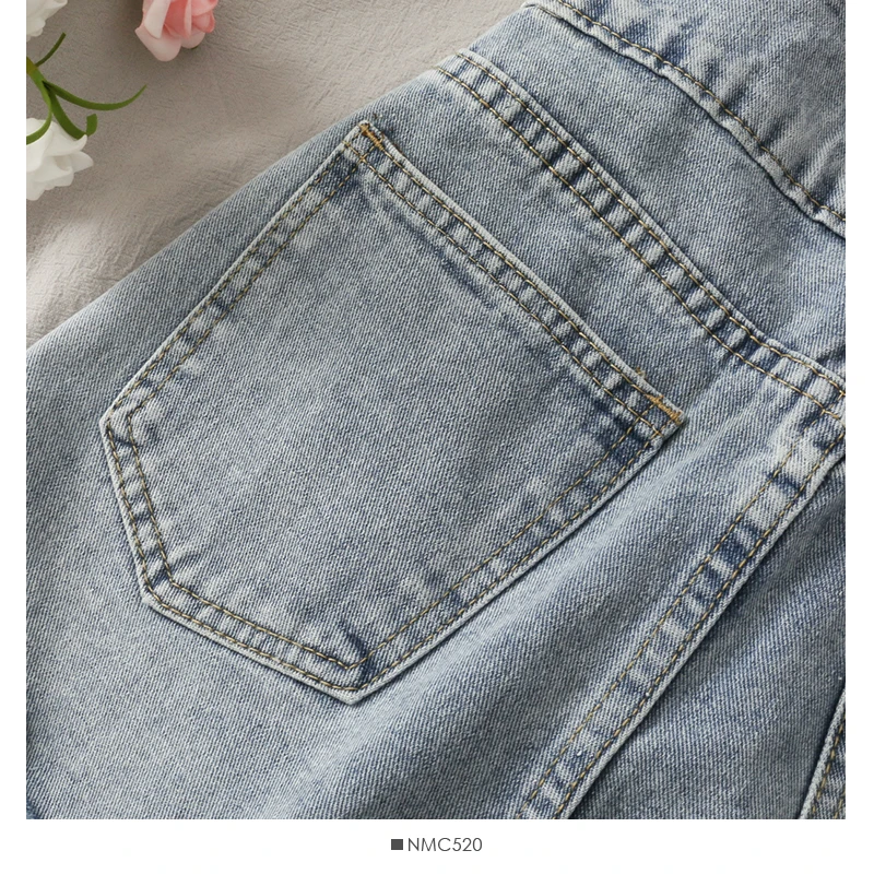

Denim Shorts Women Summer European Style Fashion Elastic High Waist Shorts Ladies Loose Black Blue Short Jeans for Woman