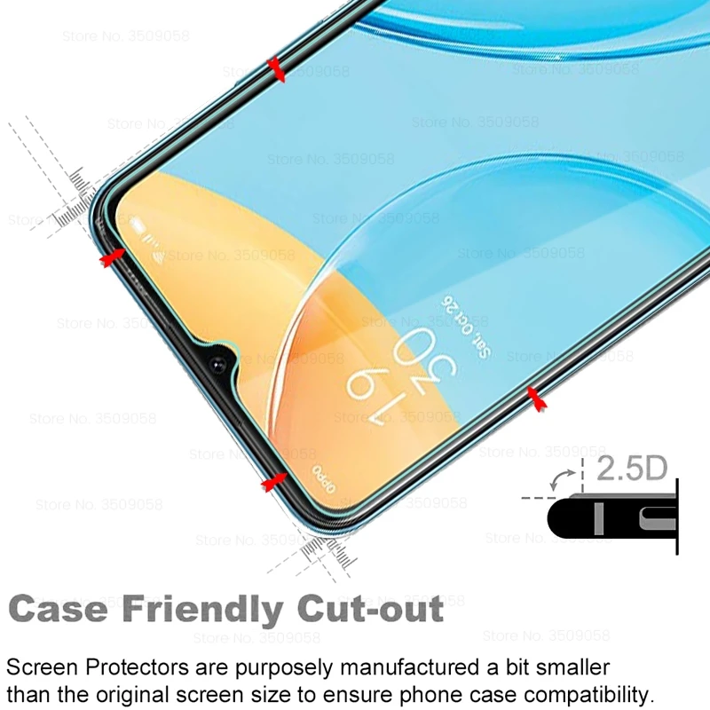 protective glass for oppoa15 oppoa15s phone screen tempered glass for oppo a15 a15s a 15 s 15s 6 52 camera lens protector film free global shipping