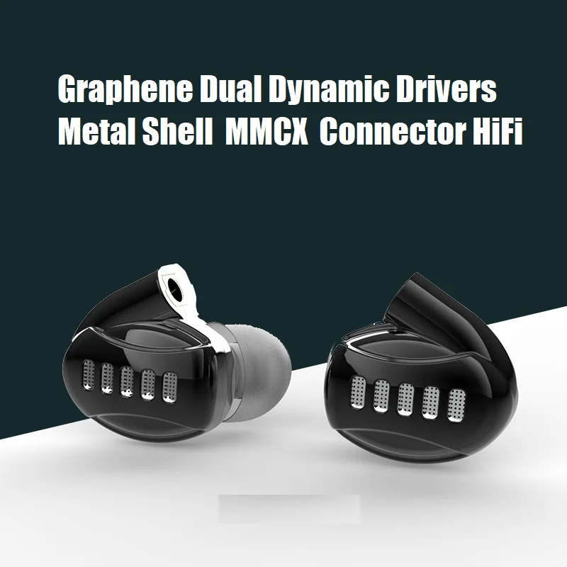 Pizen Diy IE800S Graphene Diaphragm Dual Dynamic HIFI in ear Monitor Earphone DJ IEM With MMCX cable SENFER PT25 PT15 DM5 | Электроника