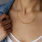 Чокеры docona в богемном стиле женские, ожерелье из простого материала под золото и металл, ювелирные изделия, аксессуары, 9065