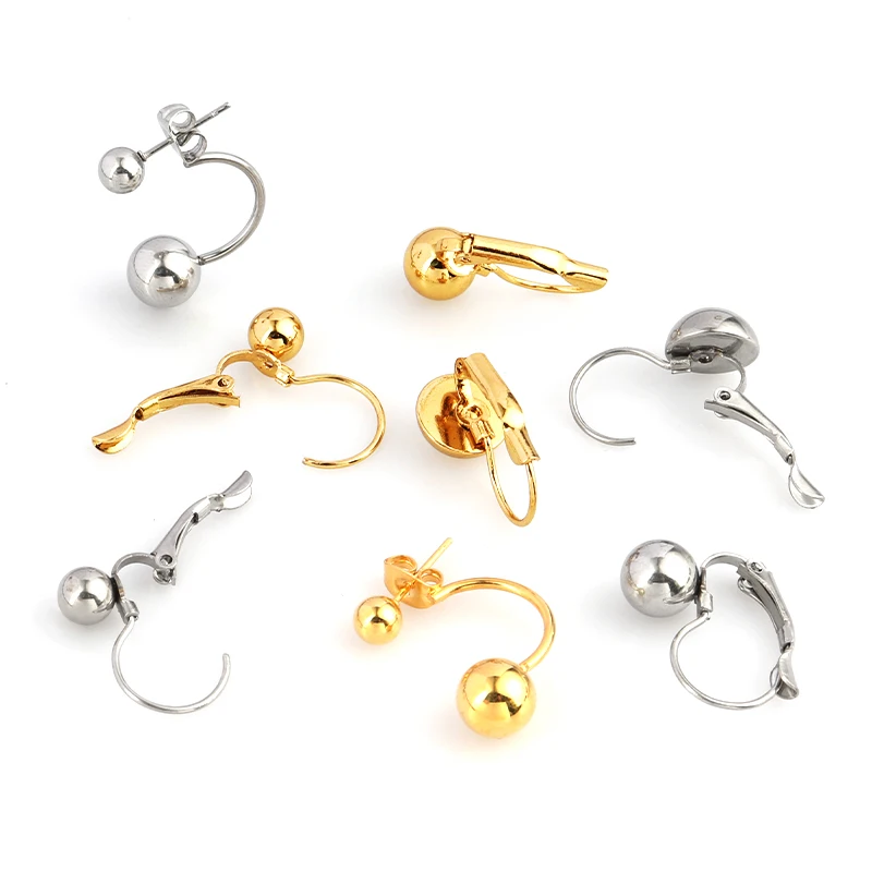 

10pcs Stainless Steel Fittings Earring Diy Earring Ear Hook Earring Hooks Earring Findings Diy Jewelry Charms Hook Earrings HXD