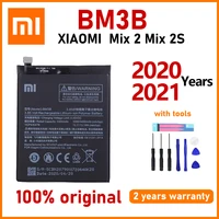 xiao mi original 3300mah bm3b phone battery for xiaomi mix 2 2s replacement battery high quality phone batteries with tools