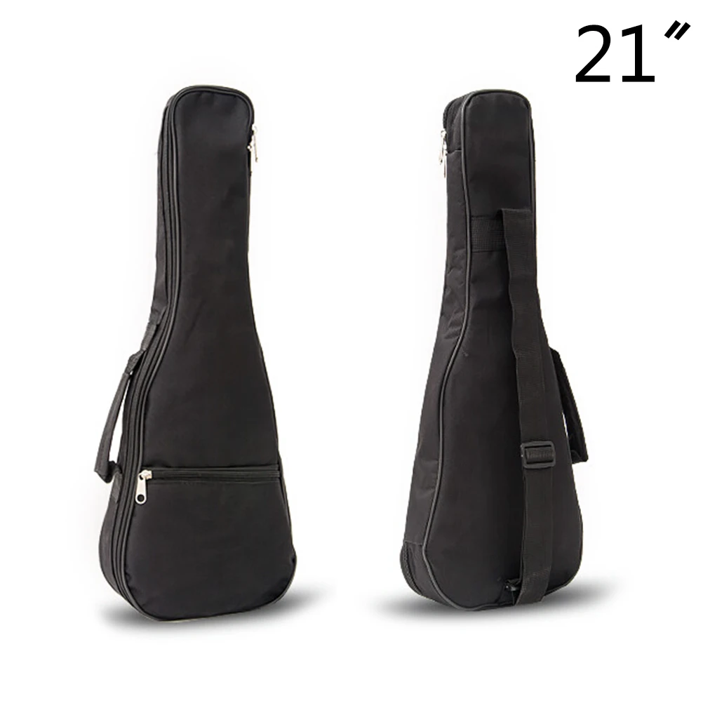 

21 inch Ukulele Waterproof Guitar Cover Gig Bag Soft Case Light Gear -Black