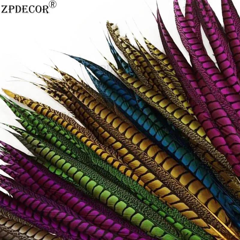 ZPDECOR 60 70 см 24 28 дюймов леди амгерст фазан перья цвет может быть настроен|Перо| |