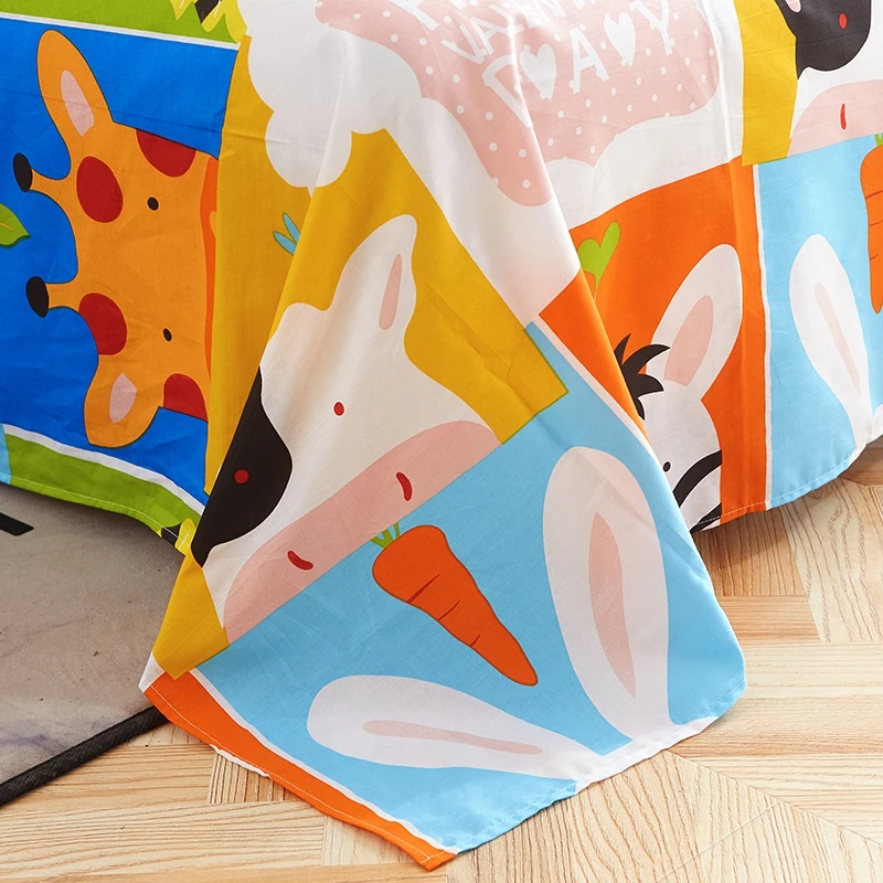 Мультфильм квадратный животные Домашние тапочки с изображением головы плоский