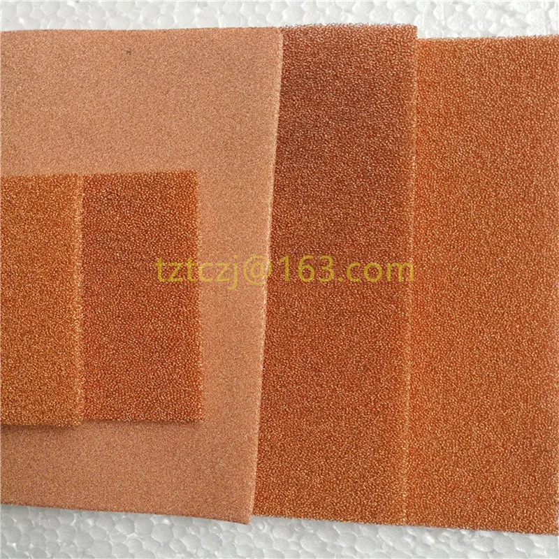 

Porous foam copper/Heat conduction/Electromagnetic shielding/Catalyst/Electrolytic copper material/Scientific research material