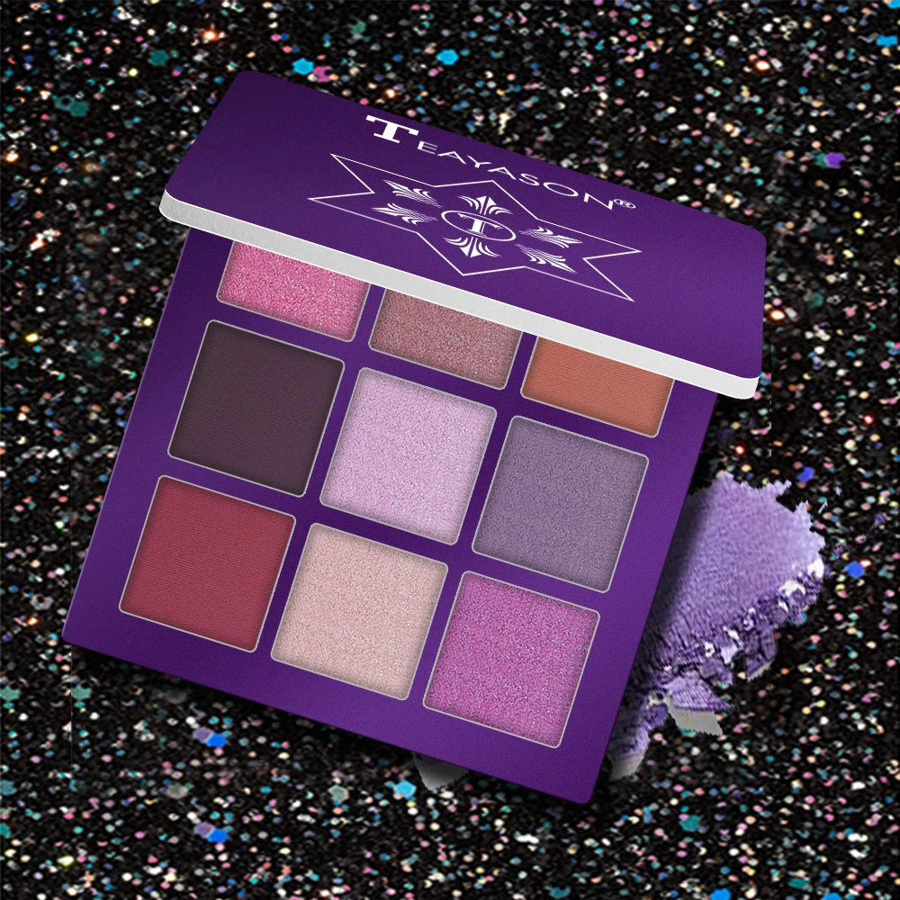 9 Colors Glitter Eyeshadow Palette Shimmer Diamond Powder Pigment Eyes Makeup Pallete Matte Eye Shadow Cosmetics |