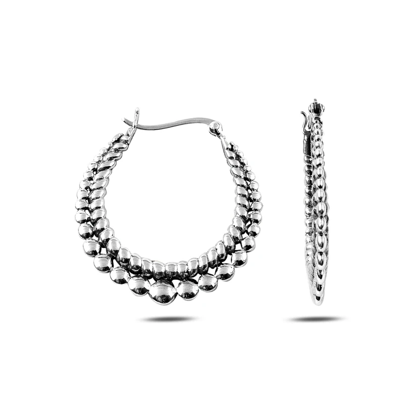 

Silverlina Sterling Silver Oxidized Ring Earrings