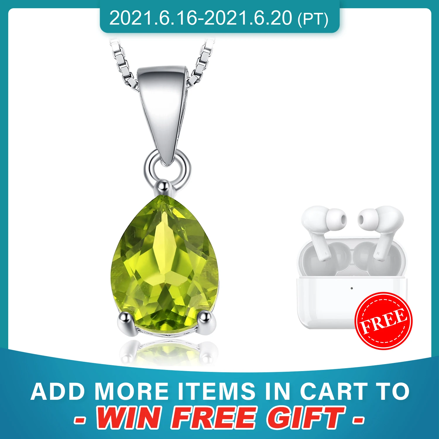 

Natural Peridot Pendant Necklace 925 Sterling Silver Gemstones Choker Statement Necklace Women silver 925 Jewelry No Chain