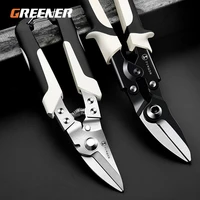 greener tin sheet metal snip aviation scissors hardness powerful iron plate cutter shear household multi hand tools industry use