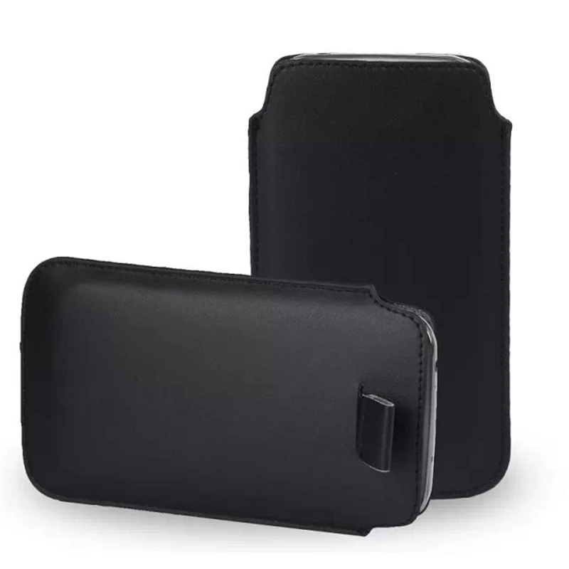 Чехол Pull & Push Tab из искусственной кожи для Nokia 3310 Lumia 3 2 4 5 6 1 7 Plus 8 9 540 640 950 XL 1020 1320 Pounch