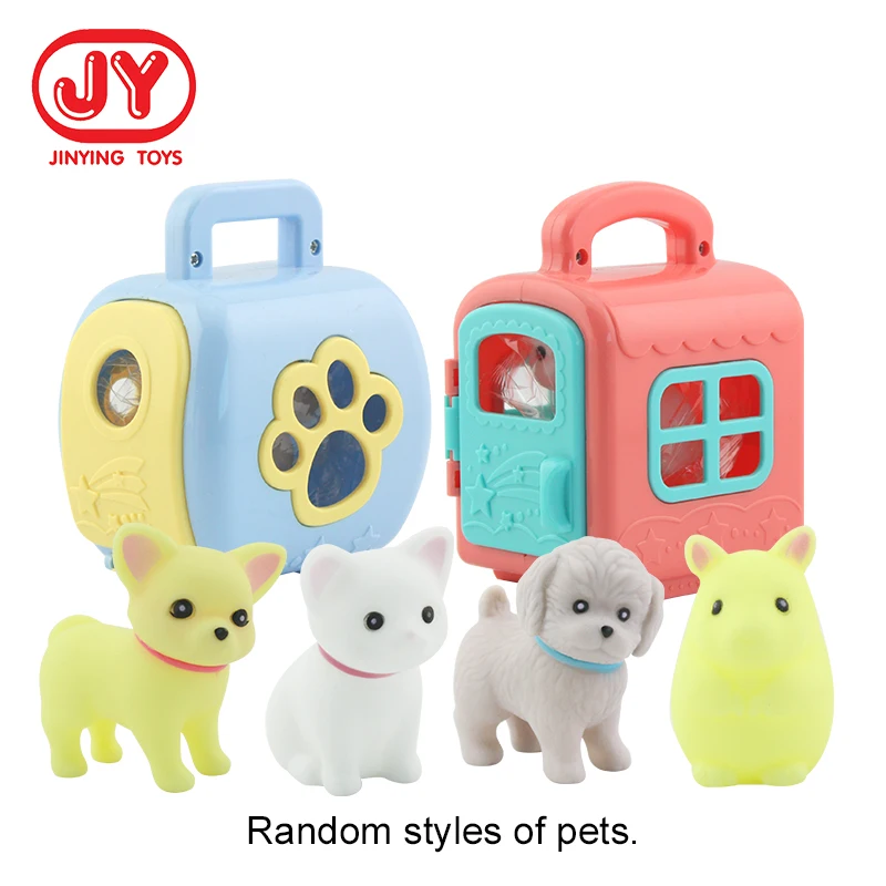 Детские игрушки милая глухая коробка для домашних животных модель кукла подарок