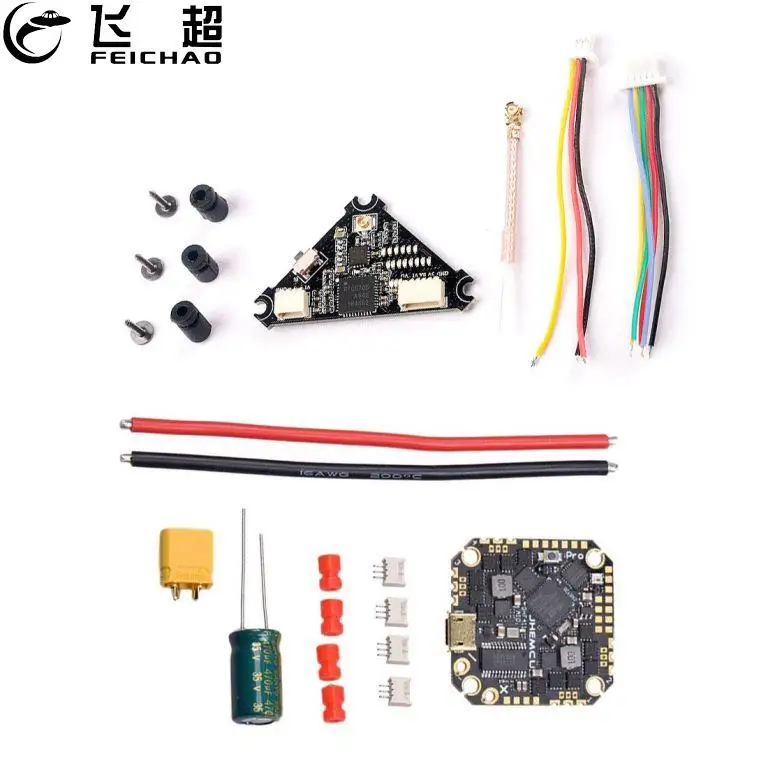 

GHF411AIO Pro F4 OSD Flight Controller Built-in 25A/35A BLheli_S 2-6S 4in1 ESC with 40CH VTX for RC FPV Racing Drone Quadcopter
